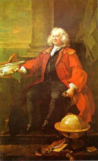 William Hogarth Portrait of Captain Thomas Coram oil painting picture